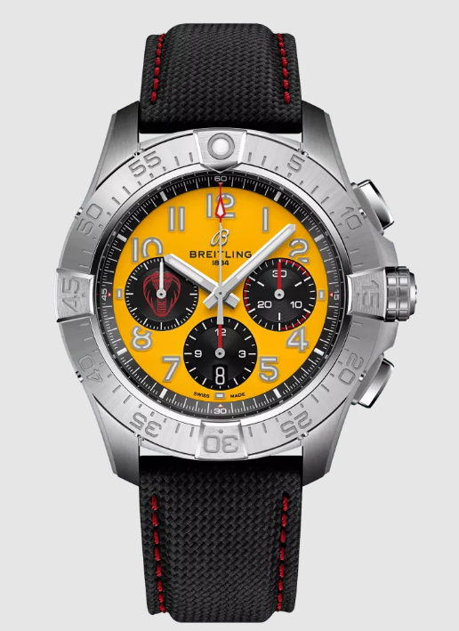 Review Breitling Avenger B01 Chronograph 44 Cobra Edition Replica watch AB01474A1I1X1